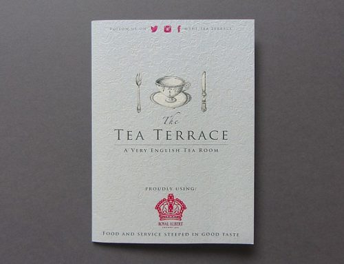 Shouly Enterprises for Tea Terrace A5 Menu