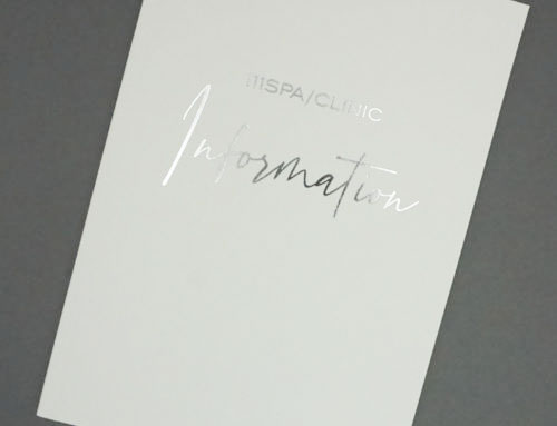 111Spa/Clinic Information Brochure with Foiled Colorplan Cover