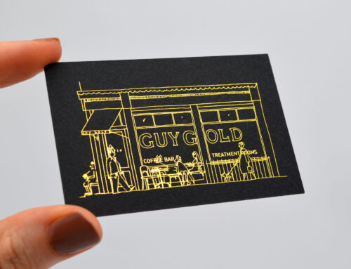 Gold Foiled Business Card