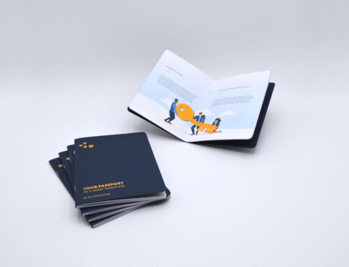 Passport Style Foiled Information Booklet
