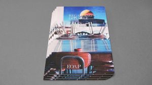 Foil Soft touch laminated Catalogue cover Aquatint