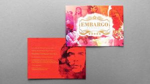 Bronze Foil duplex invite Embargo