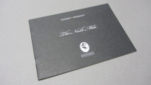 Foil deboss A5 booklet Feilden + Mawson