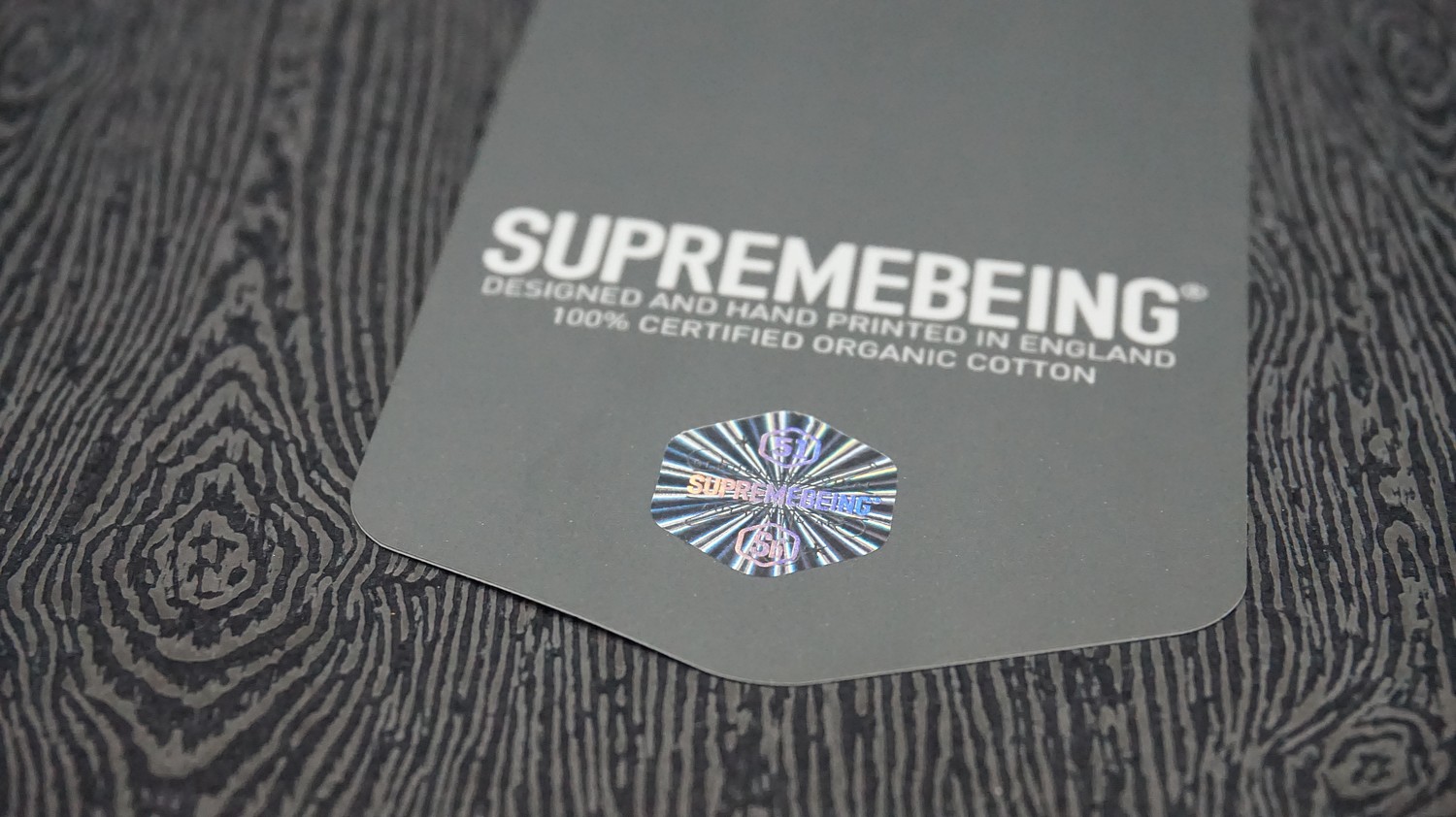 Supreme Being Swing Tag with Holographic Foil, 2nd photo